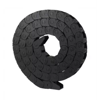 ALLNET 4duino 3D Towlines Kabel-Schleppkette 10mm x 10mm Innenmaß, 1m, Schwarz, Schnellverschluss (ALLTow12mm)