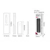 Miboxer Synergy 21 LED-Fernbedienung 2,4GHz Dual White CCT+ Dimmer (C3-W)