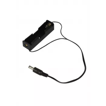 ALLNET Battery 1-Pack für 18650 Li-Ion Akku mit Hohlstecker 5,1x2,1 mm