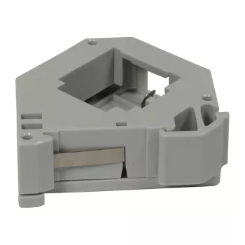Synergy 21 S215416 Keystone DIN-Schienen-Modulträger für 1x TP-Modul, Grau