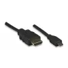 ALLNET HDMI auf Micro HDMI Kabel 1m 4K/60Hz Schwarz (ALL-HDMI-Micro-1m)