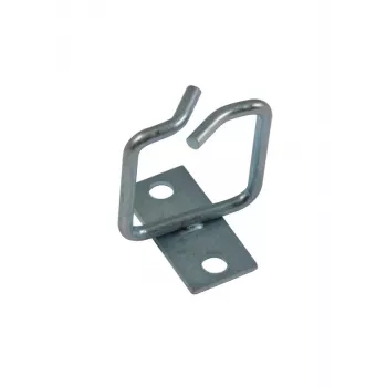 ALLNET ALL-S0001001 Einzelne 19-Zoll-Kabelhalterung B40xT40mm, Mitte, vorne offen