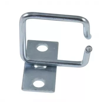 ALLNET ALL-S0001002 Einzelne 19-Zoll-Kabelhalterung B40xT40mm, außen, seitlich offen