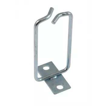 ALLNET ALL-S0001004 Einzelne 19-Zoll-Kabelhalterung B40xT80mm, Mitte, vorne offen