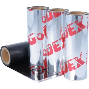 Godex Thermotransfer-Farbband Wachs/Harz Schwarz 57mm x 74m