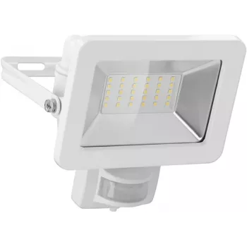 Goobay LED-Außenstrahler 30 W mit Bewegungsmelder, 2400 lm, 4000 K, IP65, PIR-Sensor, Wandmontage, 0,5 m Kabel