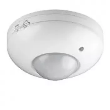 Goobay Infrarot-Bewegungsmelder (PIR), 360° Erfassung, 6 m Reichweite, Deckenaufbaumontage, Montagehöhe 2,2-4 m, 230 V AC, IP20 für Innenräume, weiß (95172)