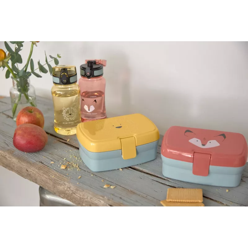 Lassig About Friends Lew 2-teiliges Set: Brotdose + Tritan-Flasche 460 ml
