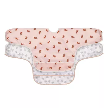 Lassig Little Forest Bunny Langarm-Lätzchen-Set 6m+