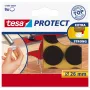 Tesa Protect Filzgleiter - Rund - Braun - 26 mm - 9 Stück