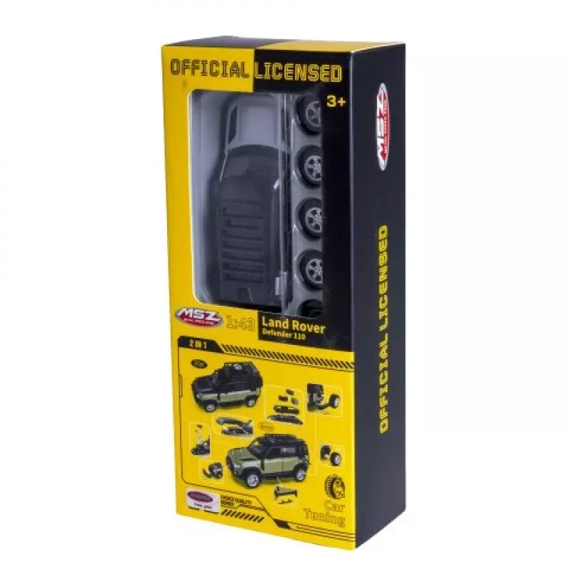 JAMARA Land Rover Defender 1:43 2in1 RC Modellauto Silber 3+