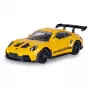 JAMARA Porsche 911 GT3 RS 1:43 Gelbes Druckguss-Modellauto (402238)
