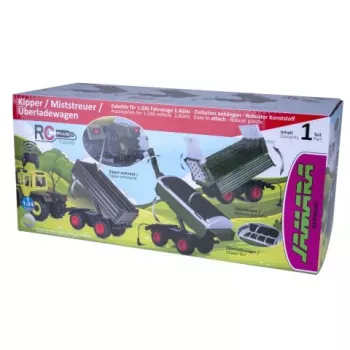 Jamara Kipper-Anhänger Anthrazit für RC-Traktor MB-trac 1000 1:24S (423265)