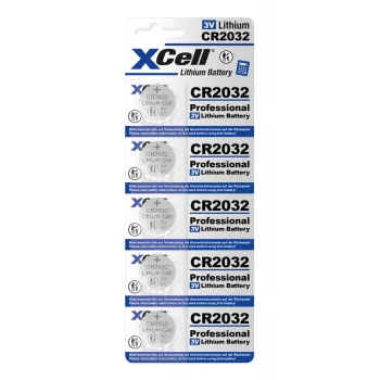 XCell CR2032 Knopfzellenbatterie - 3V Lithium-Knopfzelle (145538)
