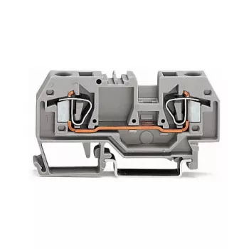 WAGO 282-901 2-Leiter-Durchgangsklemme, 6 mm, Grau