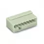 WAGO 243-308 Serie 243 8-Leiter-Mikro-Klemme, hellgrau, 50 Stück
