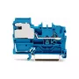 WAGO 2002-7114 1-Leiter-N-Trennklemme, 2,5 mm, Push-in CAGE CLAMP, Blau