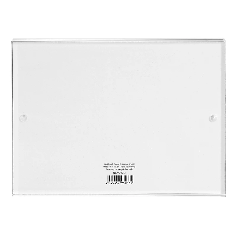 Goldbuch Pure Acrylglas Transparenter Einzelbilderrahmen 13 x 18 cm Rechteckig 180 mm