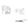 WAGO 750-963 D-Sub-Anschlussmodul, 9-polig Buchse, Grau, IP20, für WAGO I/O System 750