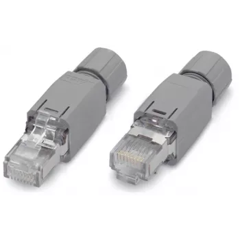 WAGO 750-975 RJ-45 Systemkabel-Steckverbinder für WAGO I/O System 750, Grau, IP20