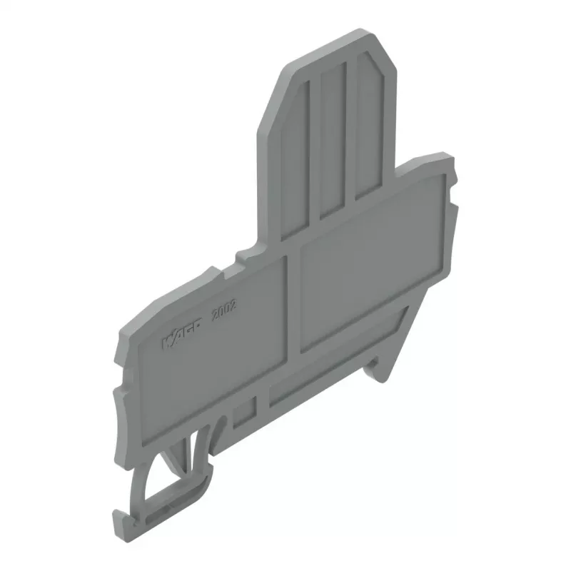 WAGO 2002-991 Endplatte, grau, 2 mm, 67 mm, 57,2 mm, TOPJOB S