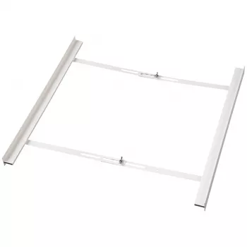 HAMA Universal-Stapelkit für Frontlader-Waschmaschinen und Trockner, Weiß, 60 cm, ausziehbare Ablage, 10 kg Traglast