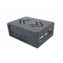 ALLNET Rock 4 C+ Aluminium Case ecoPI PRO LP Black für Radxa Rock Pi 4C Plus