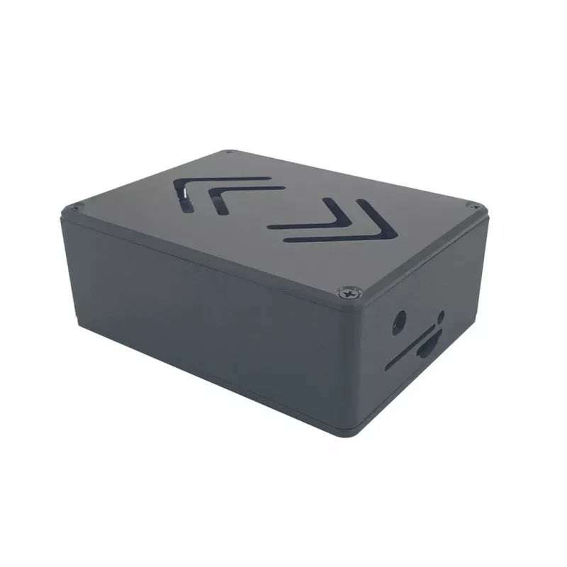 ALLNET Rock 4 C+ Aluminium Case ecoPI PRO LP Black für Radxa Rock Pi 4C Plus