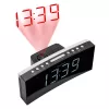 PEDEA FM Radio Wecker / Projektionswecker, Schwarz