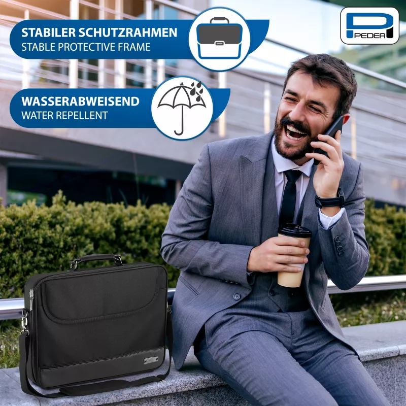 PEDEA BLACKLINE Notebook-Tasche 15,6 inch (39,6 cm) Schwarz