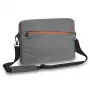 PEDEA Fashion grau/orange Tablet-Hülle für Samsung Galaxy Tab S9+ / Galaxy Tab S7