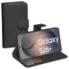 PEDEA Book Cover Classic für Samsung Galaxy S26 Plus, Schwarz