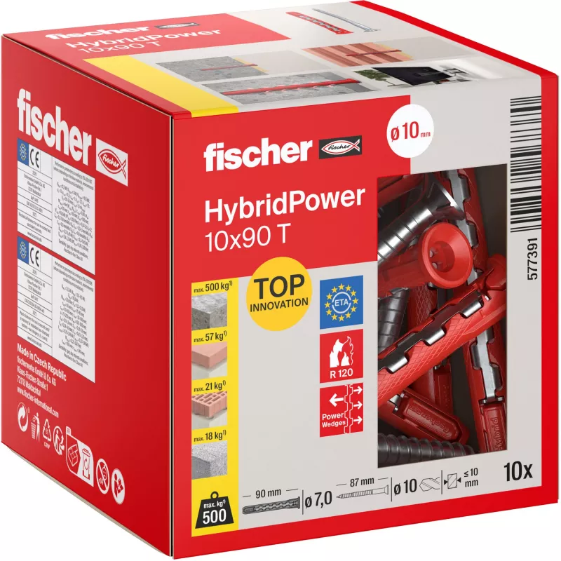 Fischer HybridPower 10x90 T Schraube