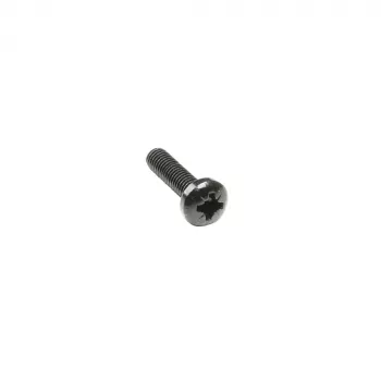 Adam Hall 5416 BLK Phillips Linsenkopf-Maschinenschraube M6x20 mm Schwarz