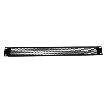 Adam Hall 87221 VR 19 inch 1U Lüftungsblende mit runden Löchern - Schwarz