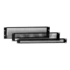 Adam Hall 87223VR 19 inch 3U Stahl-Rackblende Schwarz 1,5 mm