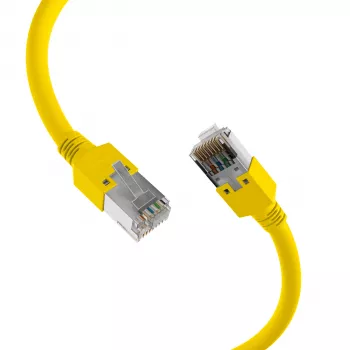 EFB Elektronik RJ45 Patchkabel Cat.5e SF/UTP LSZH Draka UC300 TM11 Gelb 15m