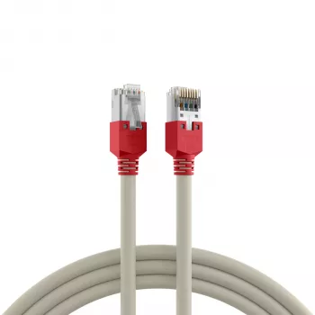 EFB-Elektronik RJ45 Patchkabel Cat.5e F/UTP LSZH Draka UC300 TM11rt Crossover Grau 15m