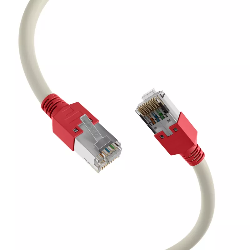 EFB-Elektronik RJ45 Patchkabel Cat.5e F/UTP LSZH Draka UC300 TM11rt Crossover Grau 15m