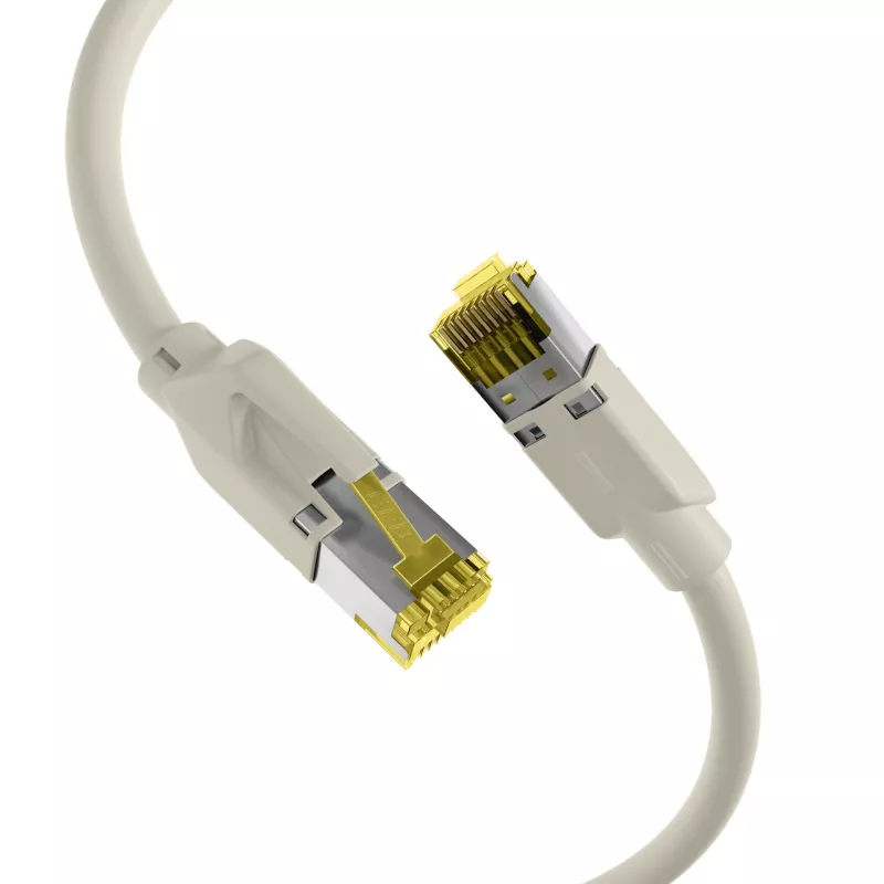 EFB-Elektronik RJ45 Patchkabel Cat.6A S/FTP LSZH Draka UC900 TM31 Grau 25m