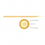 EFB Elektronik I-V(ZN)H 1E 9/125 OS2 Simplex 2,9 mm Yellow Fiber Optic Cable