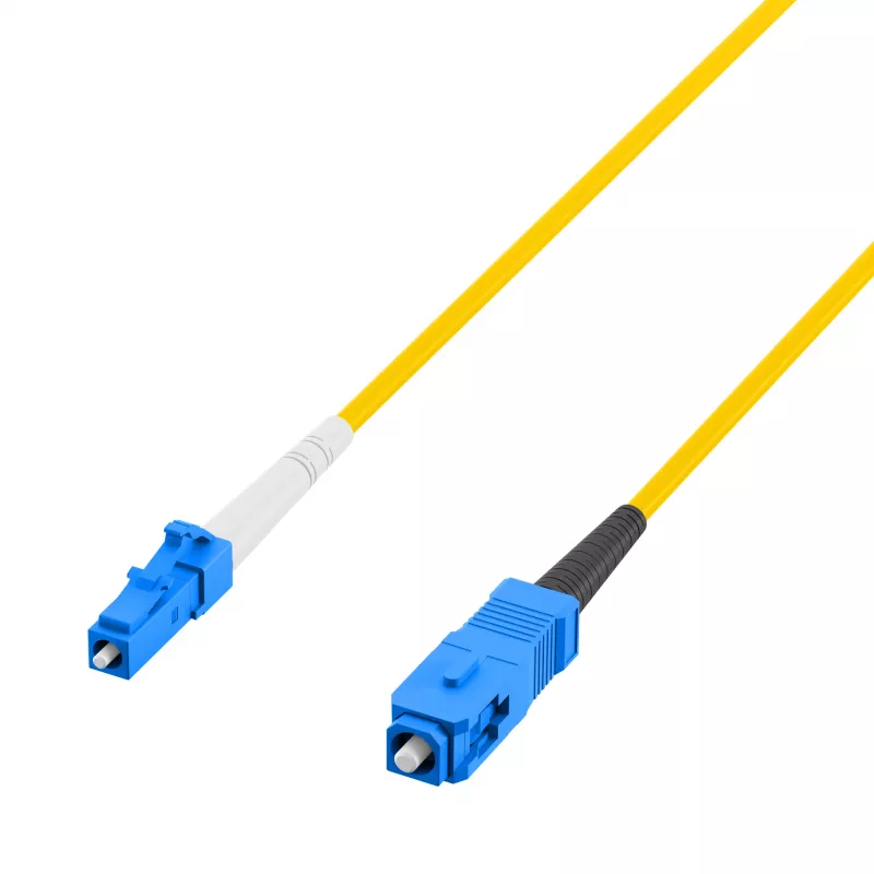EFB-Elektronik Simplex LWL Patchkabel LC-SC G657.A2 0,5m 2,0mm Gelb 9/125µm