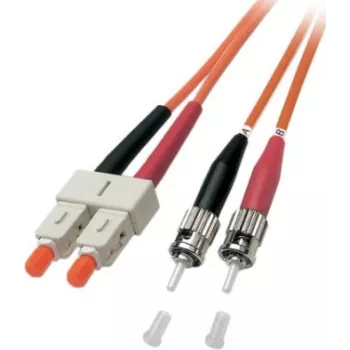 EFB-Elektronik ECOFIBER Duplex Jumper SC-ST 62.5/125 µm OM1 LSZH Orange 3,0 mm 3 m