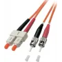 EFB-Elektronik ECOFIBER Duplex Jumper SC-ST 62.5/125 µm OM1 LSZH Orange 3,0 mm 3 m