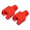 EFB Elektronik Zugentlastungshülsen - Netzwerkkabelhülsen - Rot (100er-Pack)