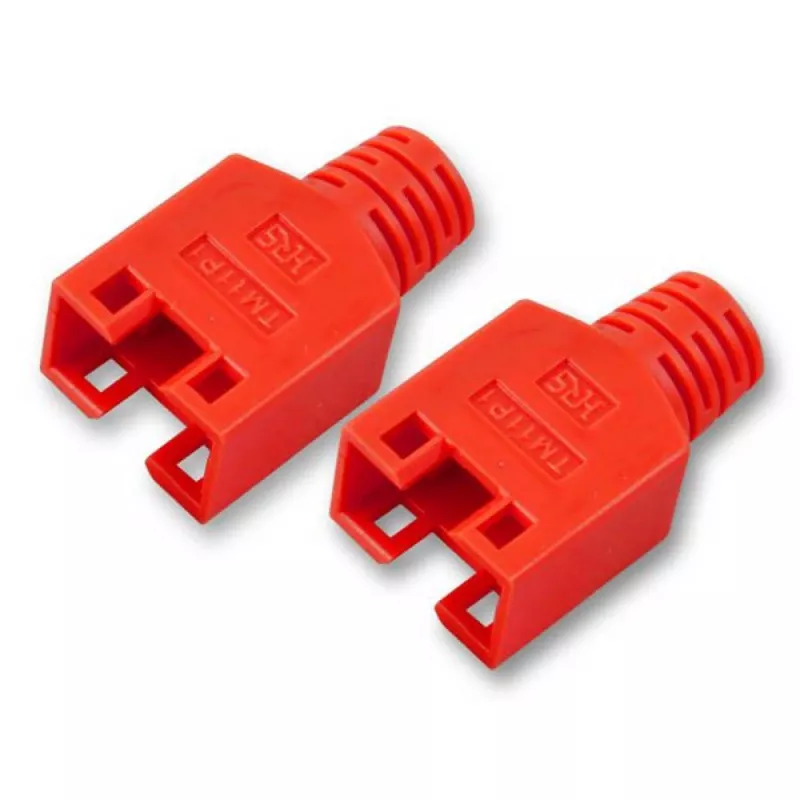 EFB Elektronik Zugentlastungshülsen - Netzwerkkabelhülsen - Rot (100er-Pack)