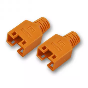 EFB Elektronik Zugentlastungsschutz - Netzwerkkabelschuhe - Blau (100er-Pack)