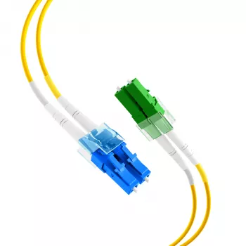 EFB Elektronik Glasfaser-Patchkabel LC/APC Singlemode OS2 20 m Gelb