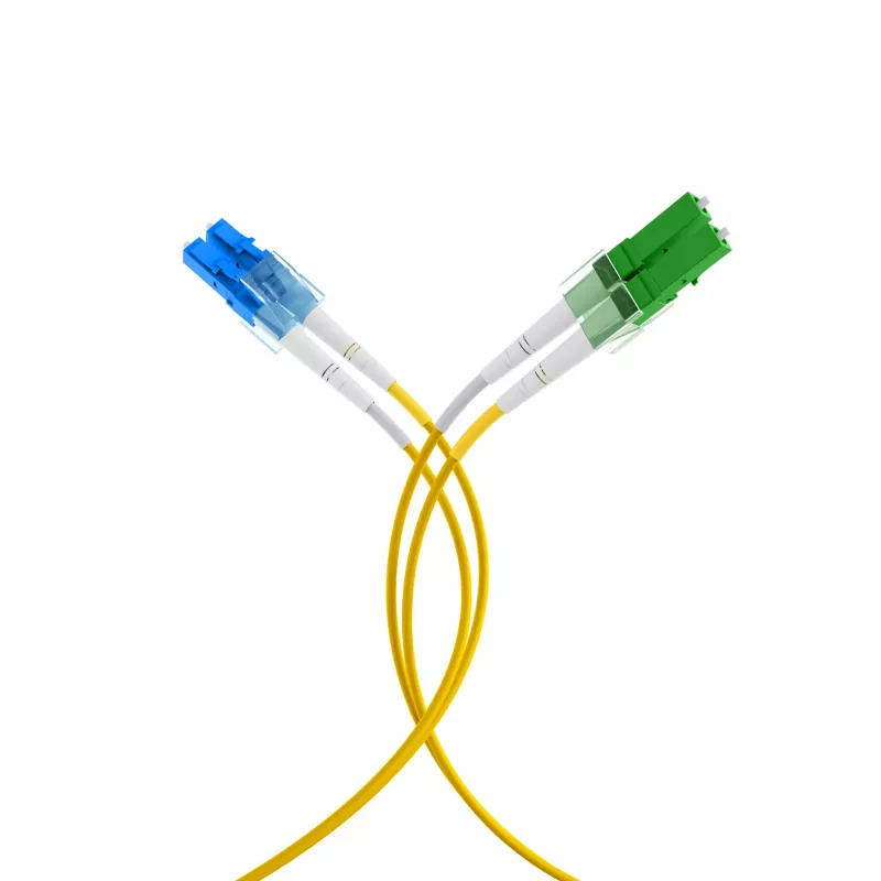 EFB Elektronik Glasfaser-Patchkabel LC/APC Singlemode OS2 20 m Gelb