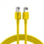 EFB Elektronik DCK1001GE.0,5 LED Patchkabel RJ45 Cat.6A S/FTP FRNC, gelb
